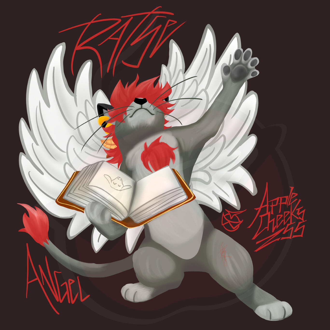 Ratse Ataque com Bíblia!! - C: @spacegecko.art – applecheeks255@gmail.com